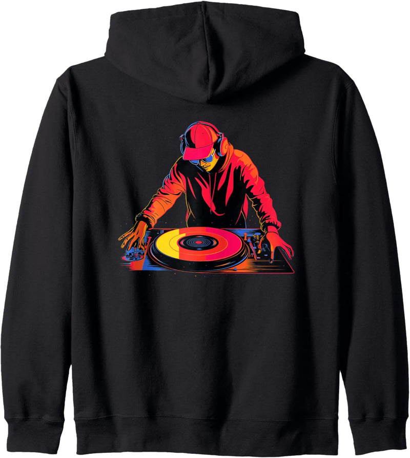 Disc Jockey Plattenspieler DJ Kapuzenjacke