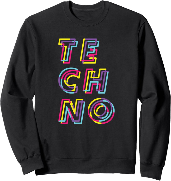 Rave Hardtekk Gabber House - DJ EDM Raver Techno Sweatshirt