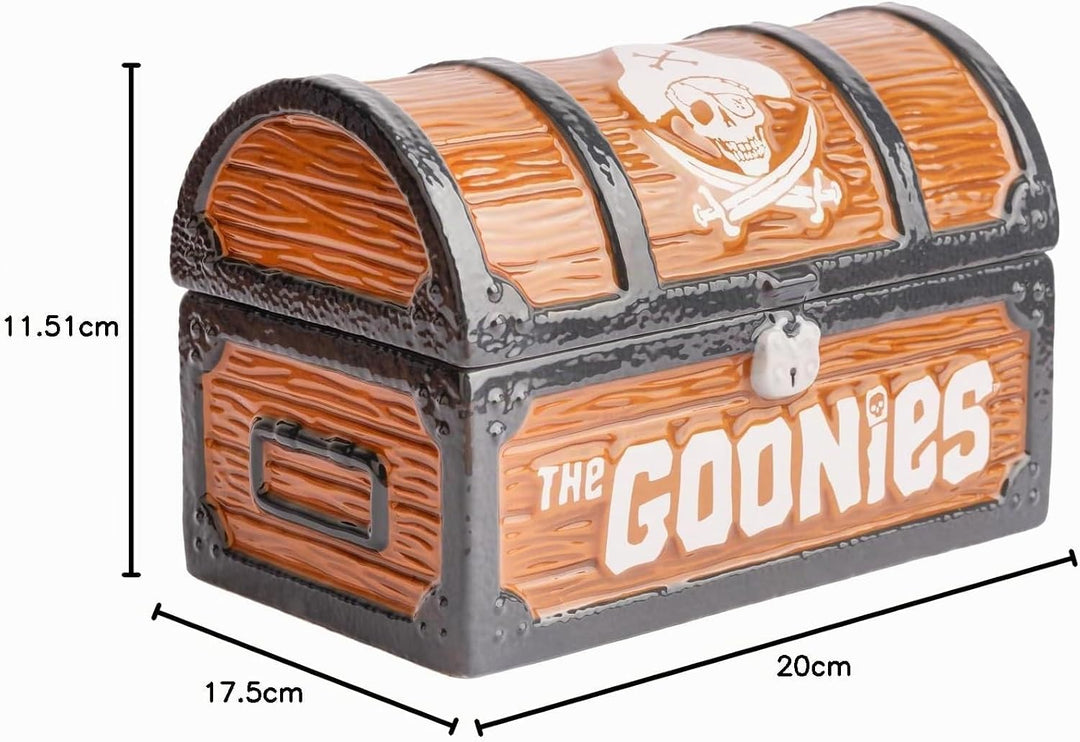 Grupo Erik Keksdose Keramik The Goonies - Aufbewahrungsbox mit Deckel Keksglas Gross 20 x 11,5 x 13,