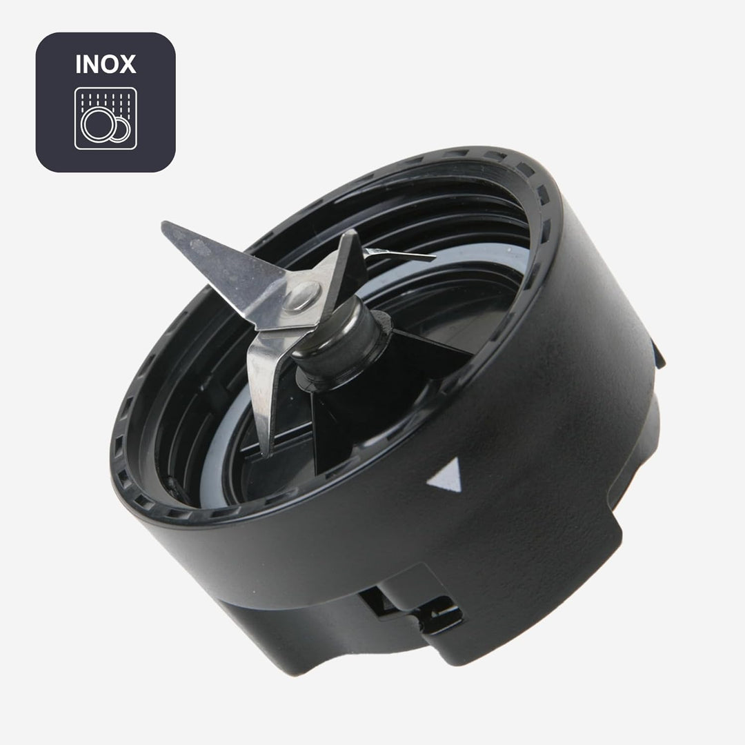 BLACK+DECKER BXJBA350E - Standmixer, Puls-Funktion, Gefäss aus Kunststoff mit 1,5 l, 4-schneidige Ed