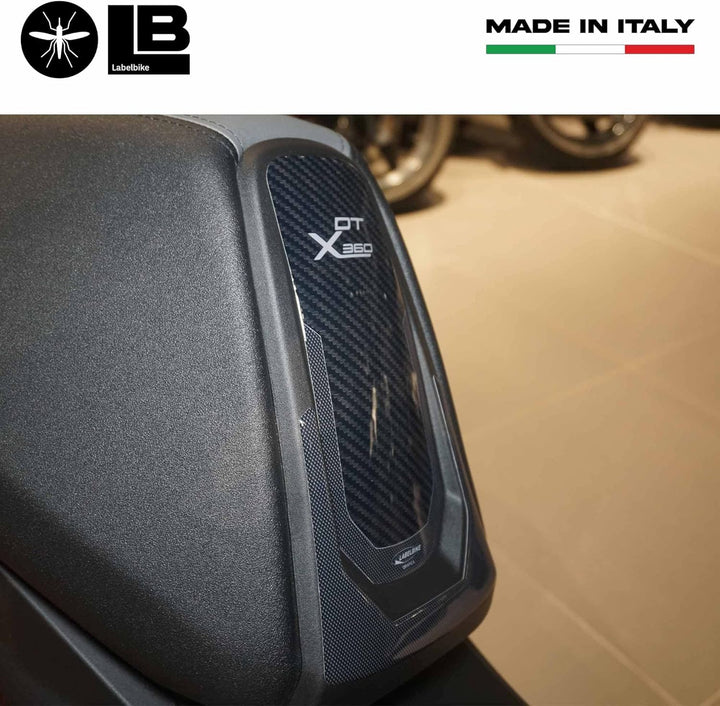labelbike - 3D Harz Aufkleber Frontschutz Sattel Scooter Bolzen kompatibel mit Kymco DTX 360 125 300