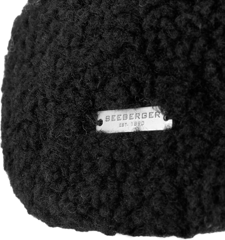 Seeberger Teddy Fur Stirnband Headband Ohrenschutz Ohrenwärmer 1 stück (1er Pack) Schwarz, 1 stü