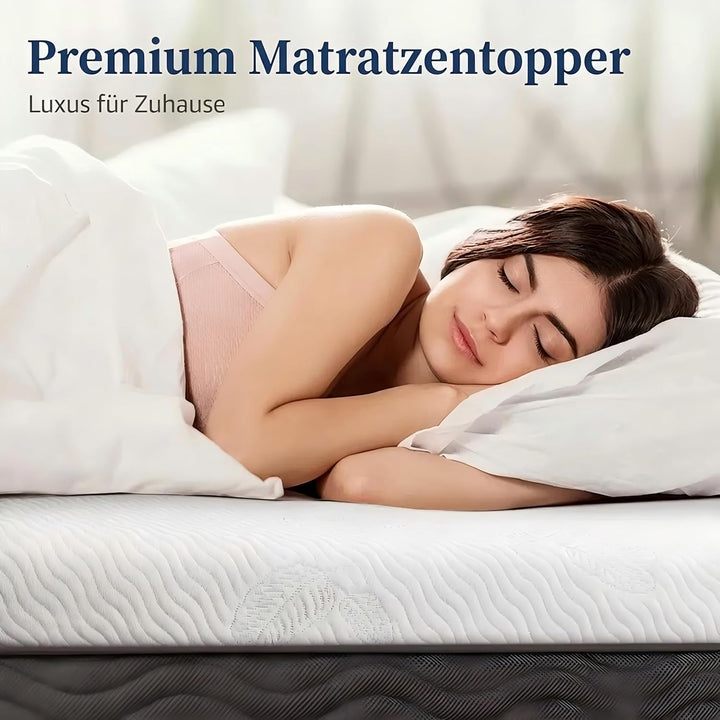 Newentor® Topper 80x200cm H2 H3 Gel, Matratzen Topper 80x200 Schlafsofa Bett Gelschaum, Matratzentop