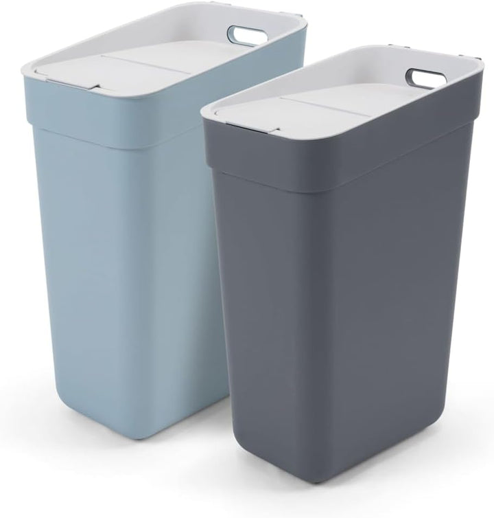 Curver Keter Ready to Collect, Abfalleimer, 30 Liter, mit Wandhalterung, ideal für die Küche, 100% r