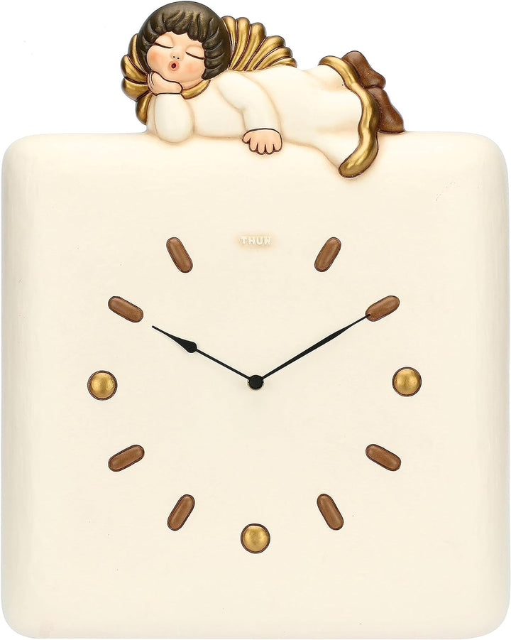 THUN Quadratische Engel Uhr