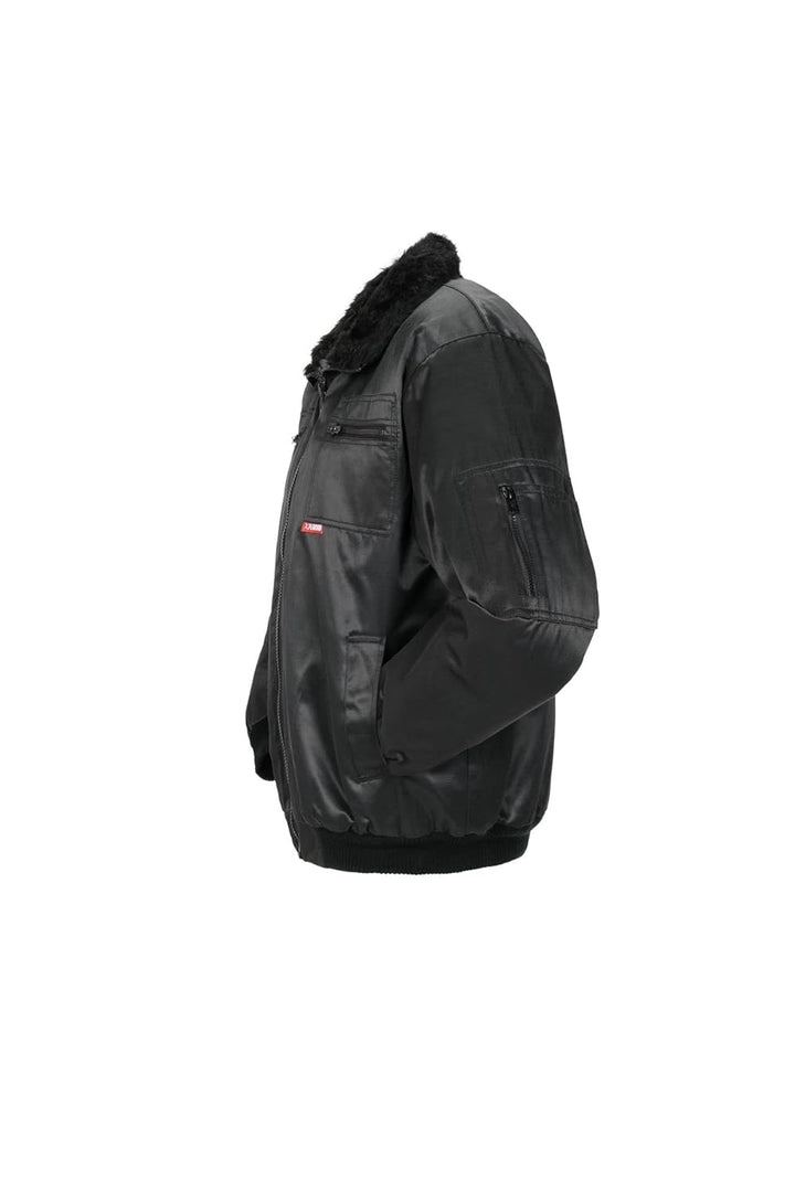 Planam Outdoor Winter Herren Gletscher Pilotenjacke schwarz Modell 0334 Grösse L Schwarz L, Schwarz