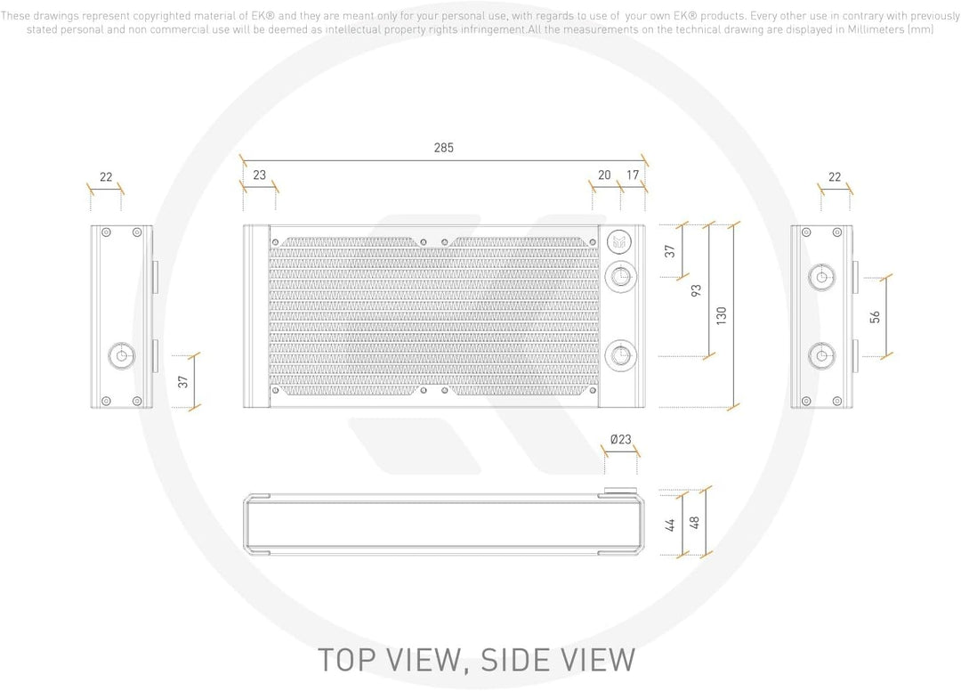 EKWB EK Quan.Surface P240M wh 3831109839171