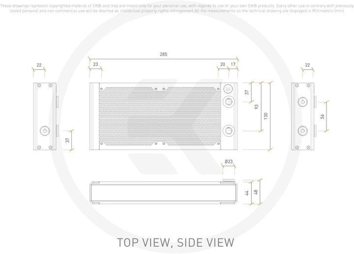 EKWB EK Quan.Surface P240M wh 3831109839171