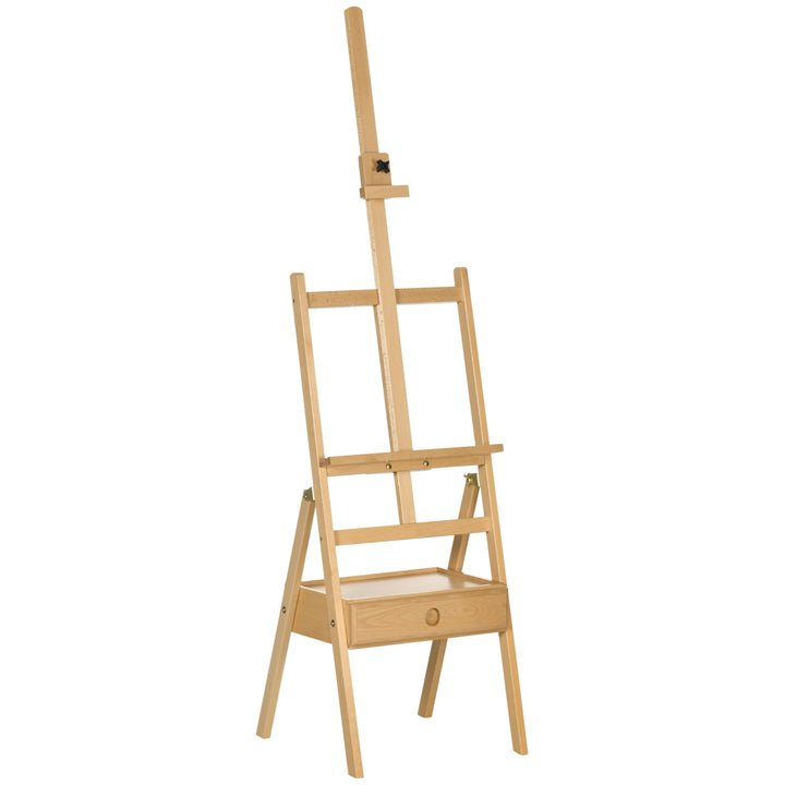 Vinsetto Staffelei Holz Gross 150-190 cm hoch Holzstaffelei für Leinwände bis 92 cm Leinwand Ständer