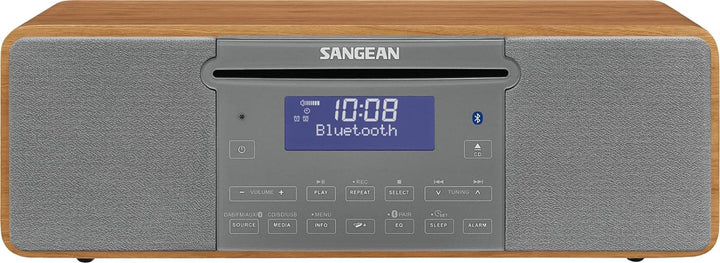 Sangean DDR-47BT All-in-One Kompakt-Anlage (DAB+/UKW-Tuner, Bluetooth, CD/MP3-Player, USB 2.0, SD-Ka