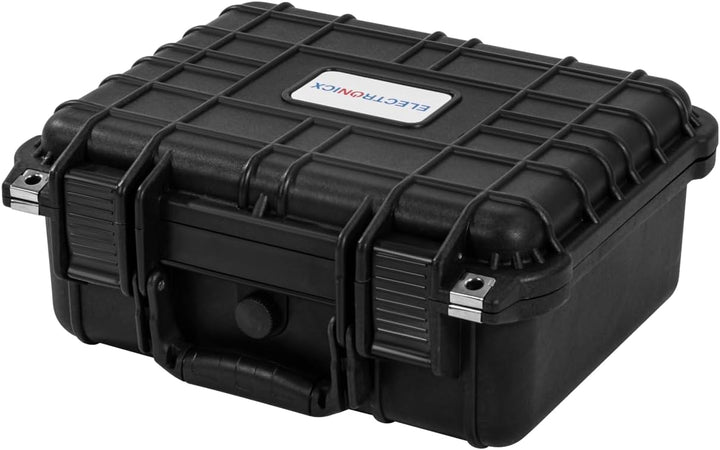 Electronicx Outdoor-Fotokoffer | Wasserdichter Transportkoffer mit Rasterschaumstoff | Stossfest, St