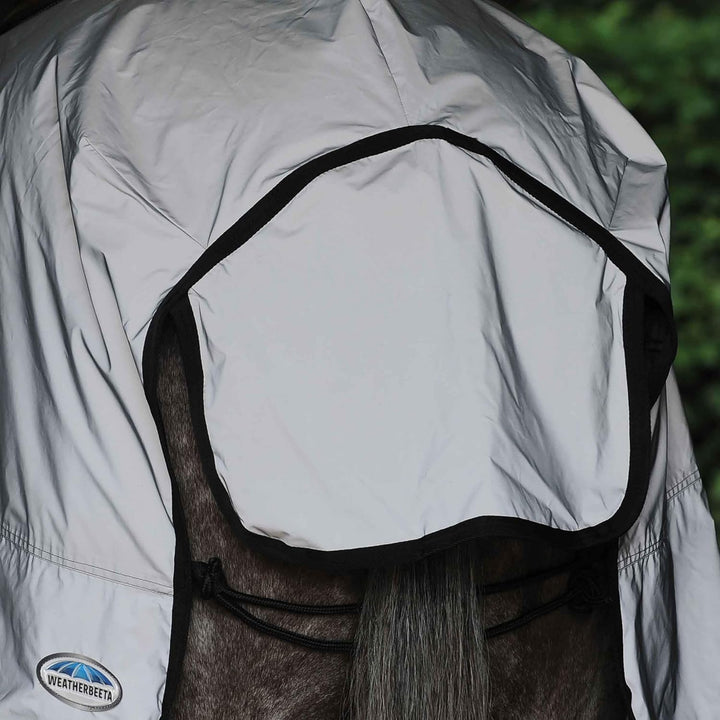 Weatherbeeta Reflektierende Wrap-Around-Übungsblatt Silber/Schwarz 1004324, S