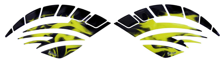 BIKE-label Tankpad Seitentank Flame Gelb Flammen kompatibel für Suzuki 810016