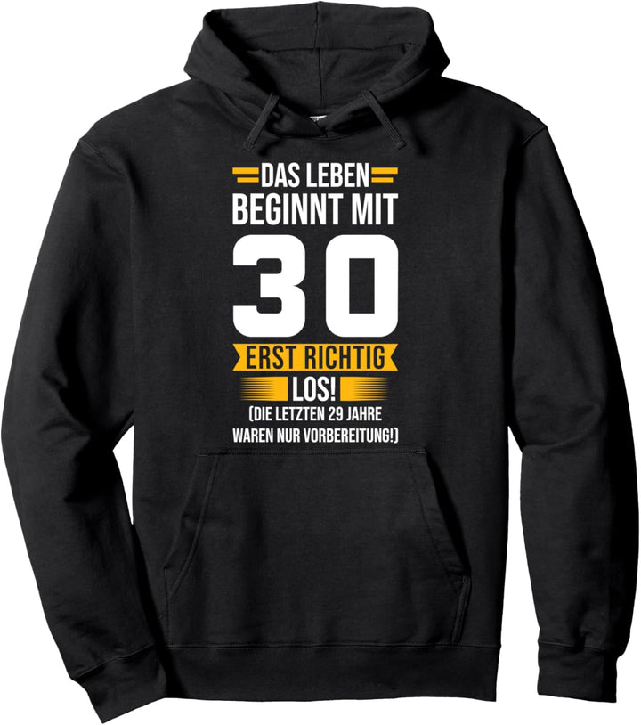 30. Geburtstag 30 Jahre Geburtstagsparty Pullover Hoodie
