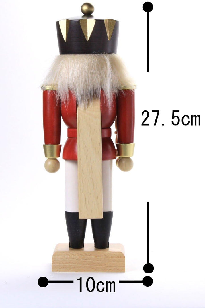 Christian Ulbricht Nussknacker Nussknacker König rot - 27,5 cm - Original Erzgebirge