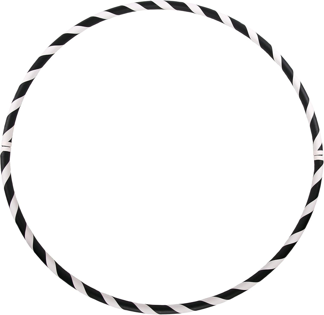 Faltbarer Anfänger Hula Hoop Reifen, Ø90/95/100/105cm Ø95cm Weiss, Ø95cm Weiss