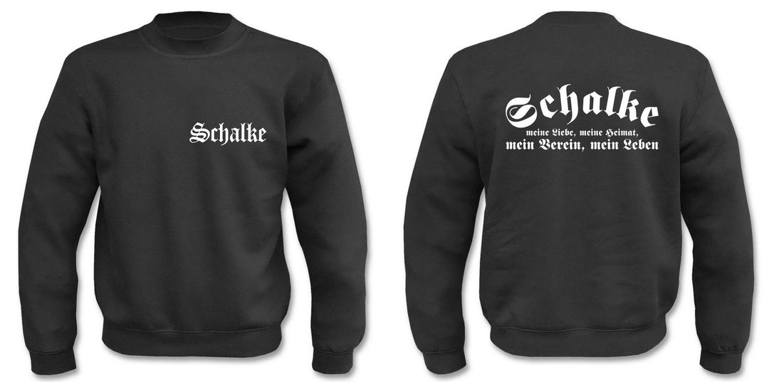 Pullover - Schalke S Schwarz, S Schwarz