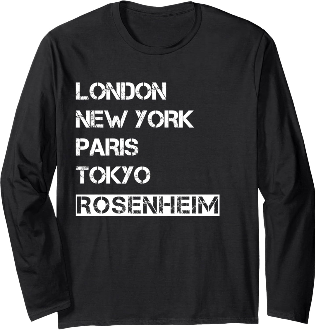 Meine Stadt! Geburtsort & Heimatliebe Rosenheim Langarmshirt
