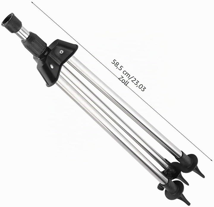 Zerodis Bewässerungs Set Teleskop Stativ Edelstahl Sprinkler grün Impulsregner Kreisregner 360° vers