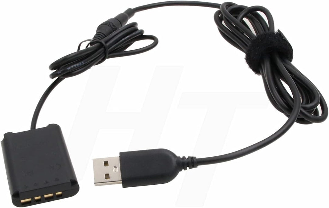 HangTon 5V USB zu NP-BX1 Dummy-Akku für Sony ZV1 M4 M7 RX100 RX1R WX800 HX99 Kamera