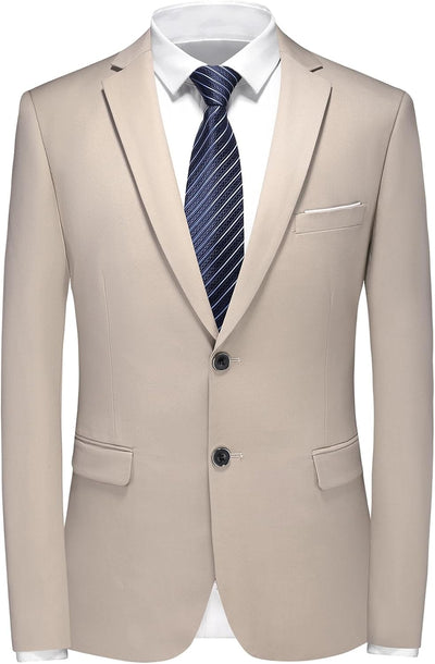 Herren Anzug 2 Stücke Slim Fit Anzug Business Hochzeit Formal Dinner Zwei Knöpfe Smoking Anzug für M
