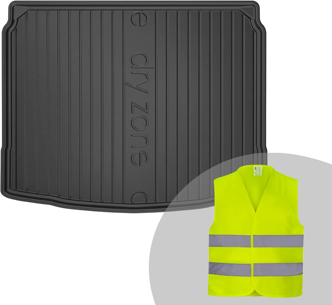 FROGUM DryZone Gummimatte Ganzjährige Praktische Auto Kofferraummatte Kofferraumwanne passend für Sk