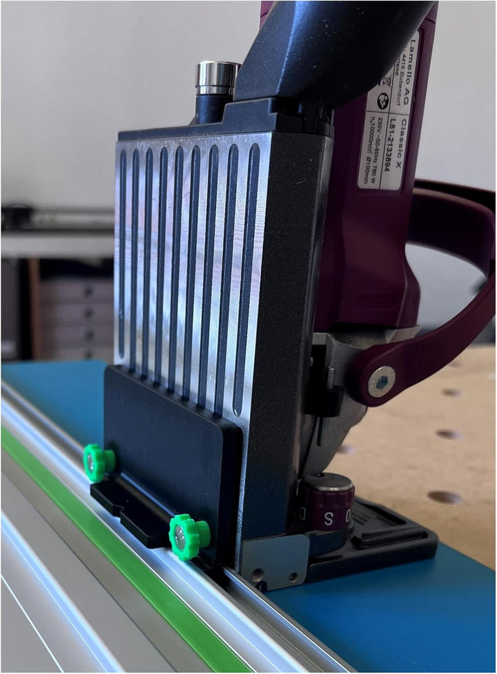 3DHerb Adapter kompatibel mit lamello Classic X Top 10 und Top 21 Fräse passend zur Festool Führungs