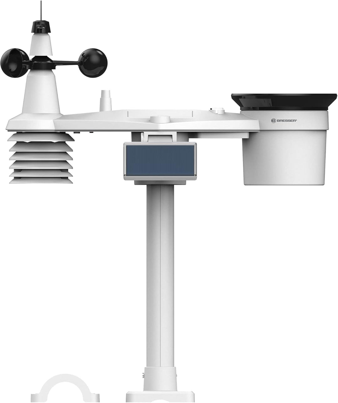 Bresser Wetterstation Funk Mit AuÃŸensensor 7-in-1 Solar WLAN 4CAST Mit 6-Tages-Wettervorhersage Und