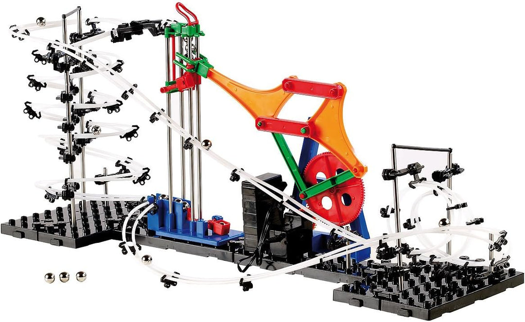 Playtastic Modellbahn: Kugel-Achterbahn Schwierigkeitsstufe I, 226 Teile (Modellbau Bausatz, Spielze