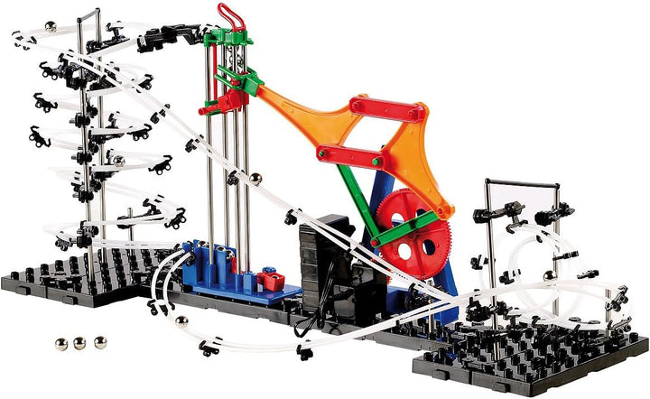 Playtastic Modellbahn: Kugel-Achterbahn Schwierigkeitsstufe I, 226 Teile (Modellbau Bausatz, Spielze
