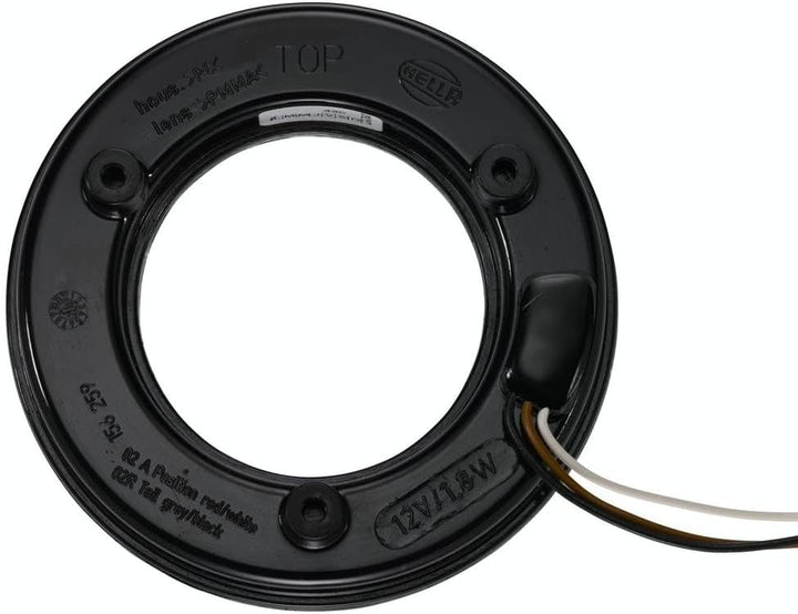 HELLA - Heckleuchte - LED - 12V - Anbau/Einbau - Lichtscheibenfarbe: glasklar - LED-Lichtfarbe: rot