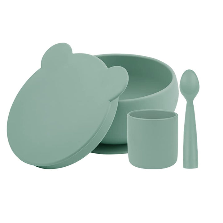 MinikOiOi BLW Set I - Flussgrün 101070058 Silikon Fütterungsset Minze, Minze