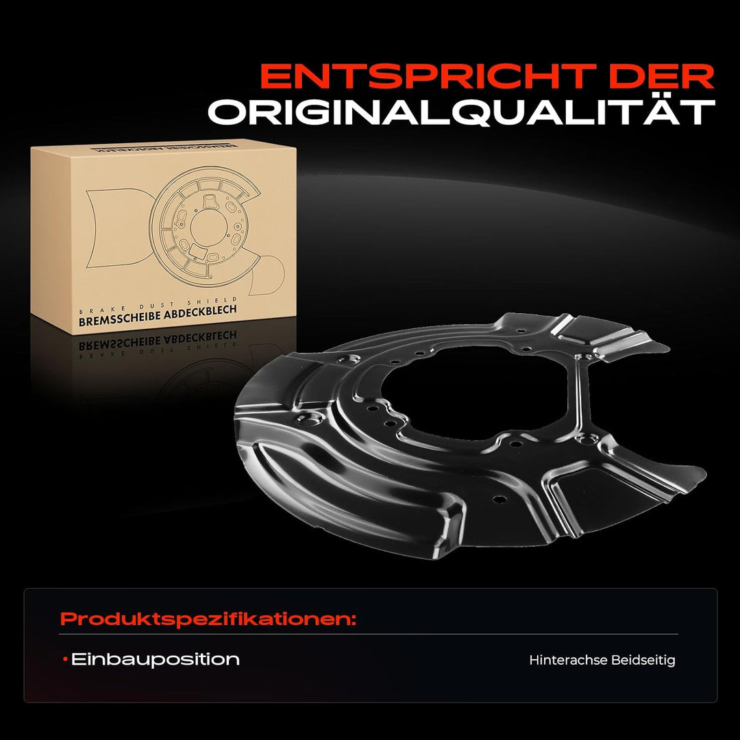 Frankberg Ankerblech Bremsscheibe Deckblech Hinten Links oder Rechts für X3 F25 X4 F26 sDrive18/20 x