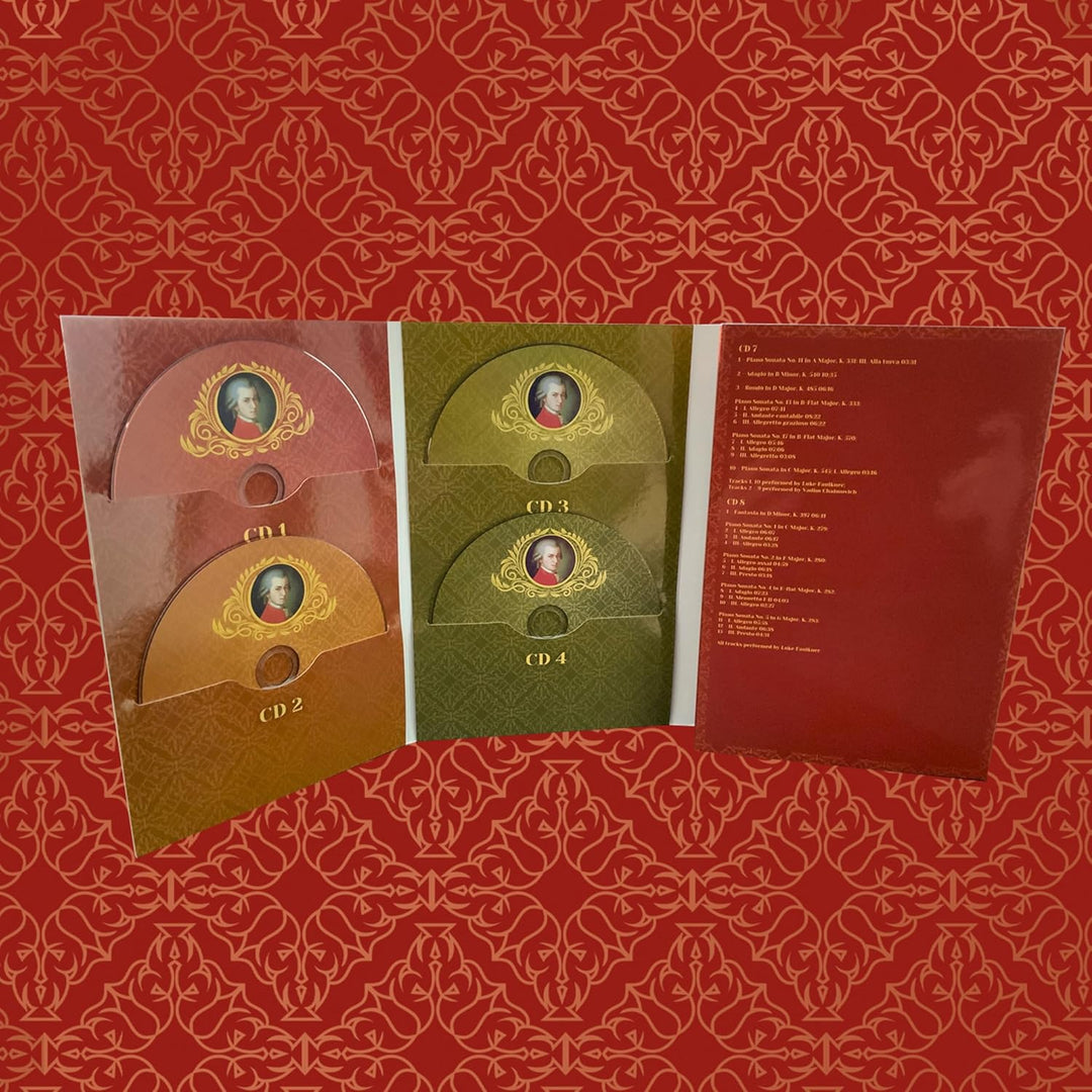 10 CD Mozart - Wolfgang Amadeus Mozart - Sinfonie, Piano Sonate, Piano Concerto, Audio-CD