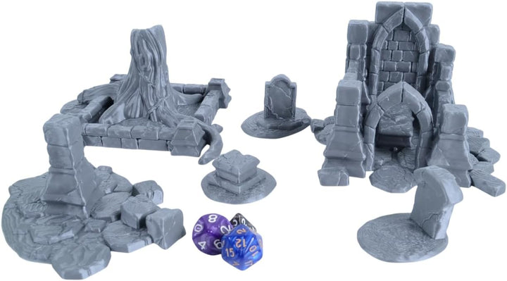 Friedhofsruinen Bausatz für Frostgrave, Mordheim & Tabletop-Gelände