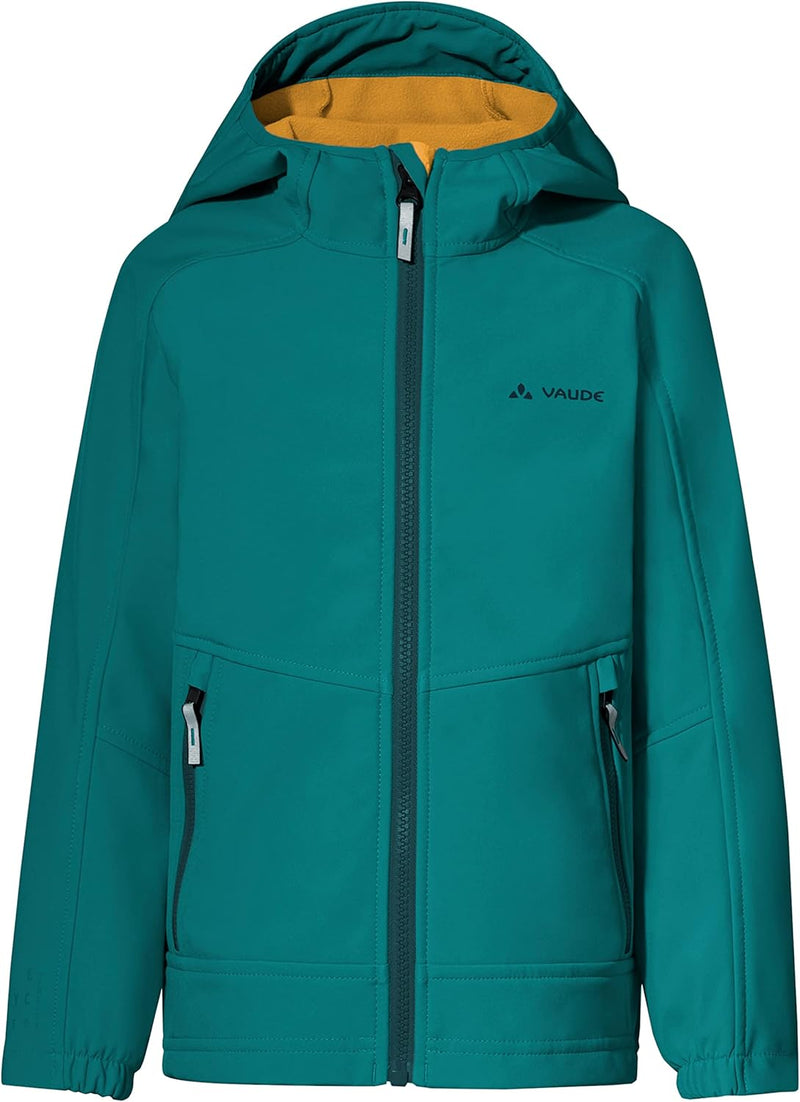 VAUDE Softshell Jacke Kids Rondane IV, hochwertige Outdoorjacke, wind- und wasserabweisende Regenjac