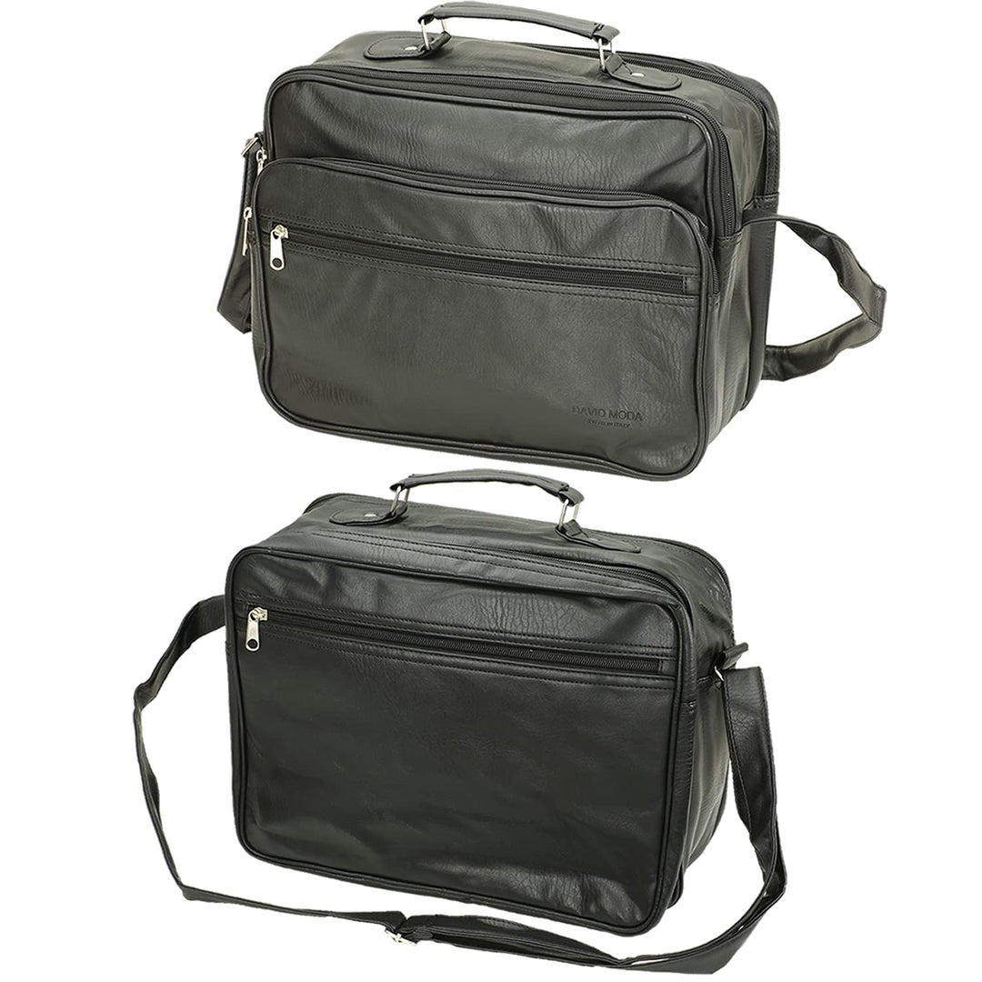 Echt Leder Herren Arbeitstasche Umhängetasche Herrentasche Schultertasche Messenger Flugbegleiter in