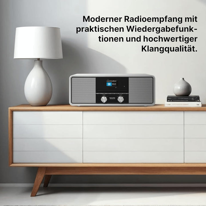 TechniSat DIGITRADIO 330 - DAB+ UKW Stereo Radio mit CD-Player (Bluetooth 5.3, USB MP3-Wiedergabe un