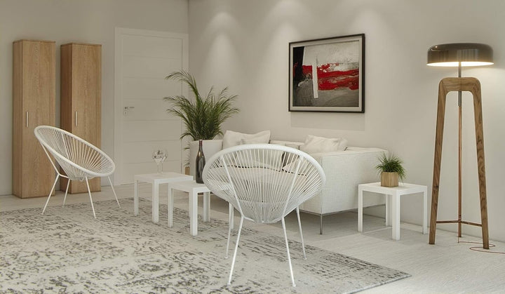 Kartell Jolly Tisch, Weiss glänzend Bianco Lucido, Bianco Lucido
