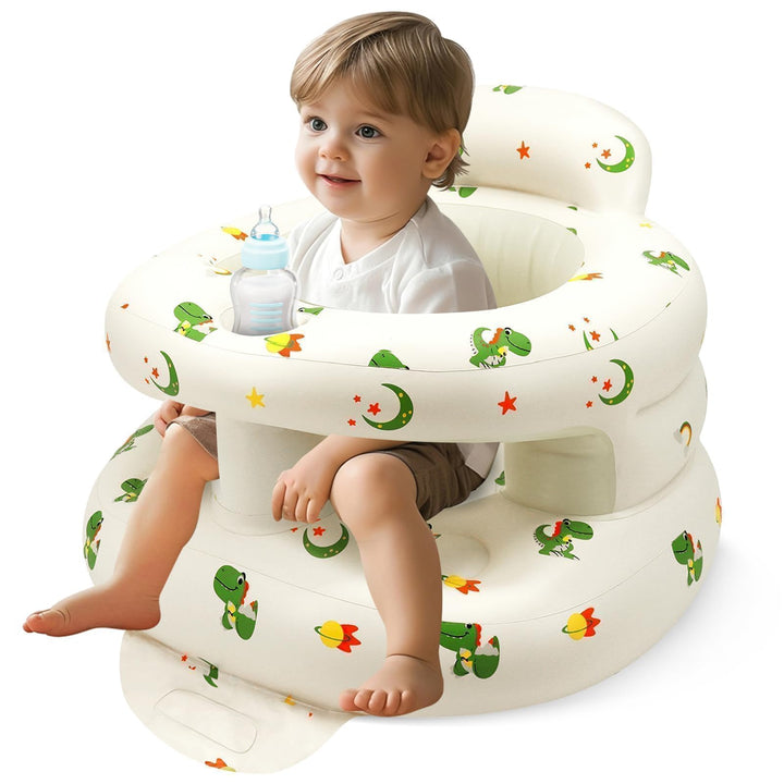 Aufblasbarer Sitz Baby für Babys ab 3-36 Monaten, mit Einer Umlaufenden Stossfesten Inflatable Baby