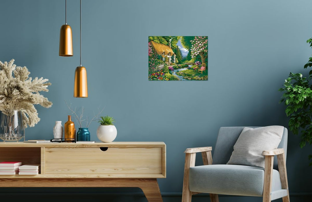 Ravensburger CreArt - Malen nach Zahlen 20154 River Cottage ab 14 Jahren Neue Version, Neue Version