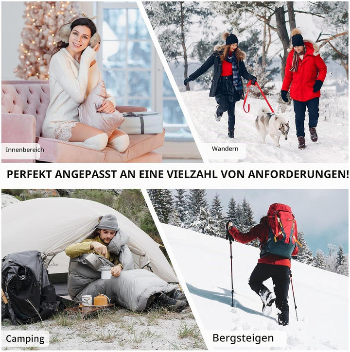 Naturehike CW-Serie RDS Daunenschlafsack,Ultraleichte Tragbare Kompackte Daunen Schlafsack 4 Jahresz