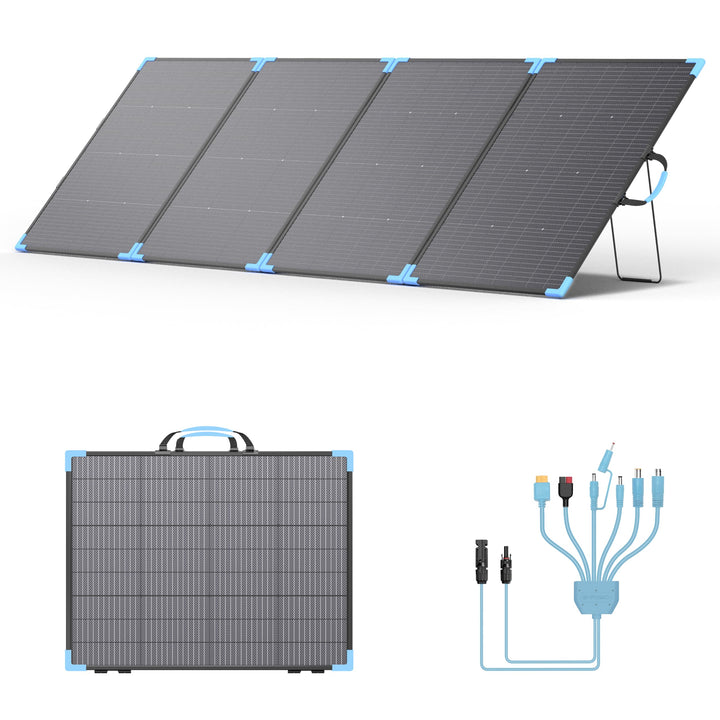 400W Bifacial Solarpanel Faltbar, Tragbares Monokristallines mit 23,5% Wirkungsgrad, IP68 Wasserdich