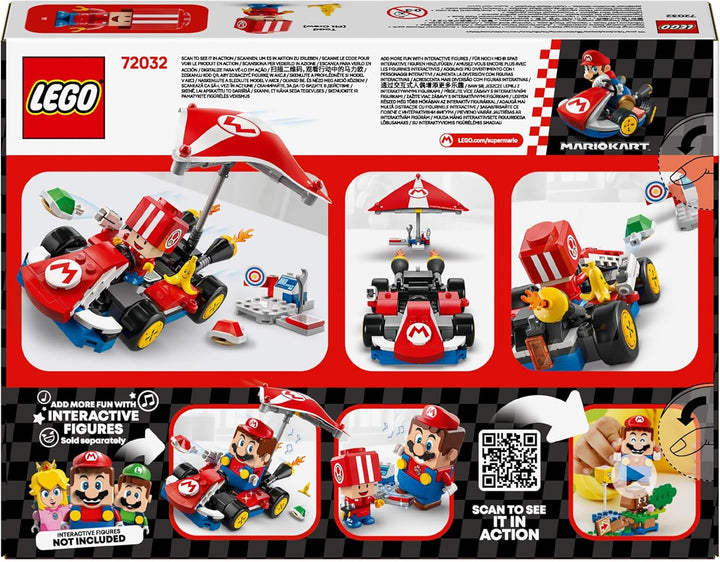 LEGO Super Mario: Mario Kart – Standard-Kart, Nintendo Sammlerstück, Geschenk für Kinder, lässt Jung