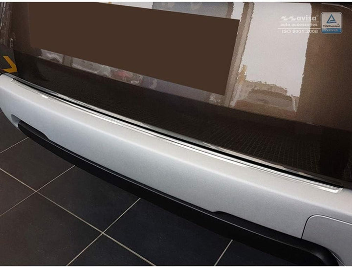 Avisa Edelstahl Heckstossstangenschutz kompatibel mit Dacia Duster II 2018-2021 & FL 2021- 'Ribs'