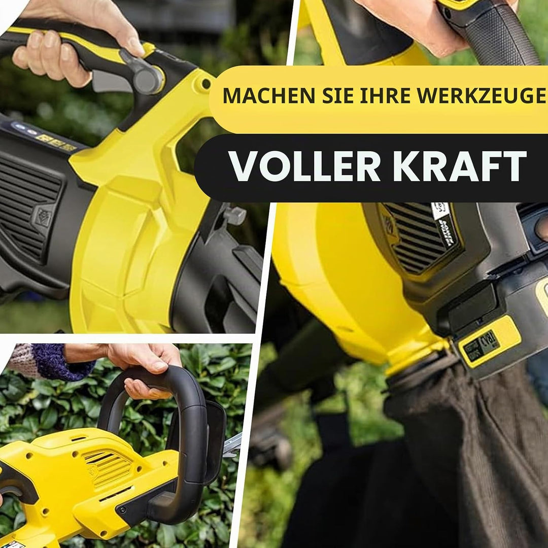 Komfortables Ladegerät für Kärcher Akku-Schnellladegerät-Set - schwarz