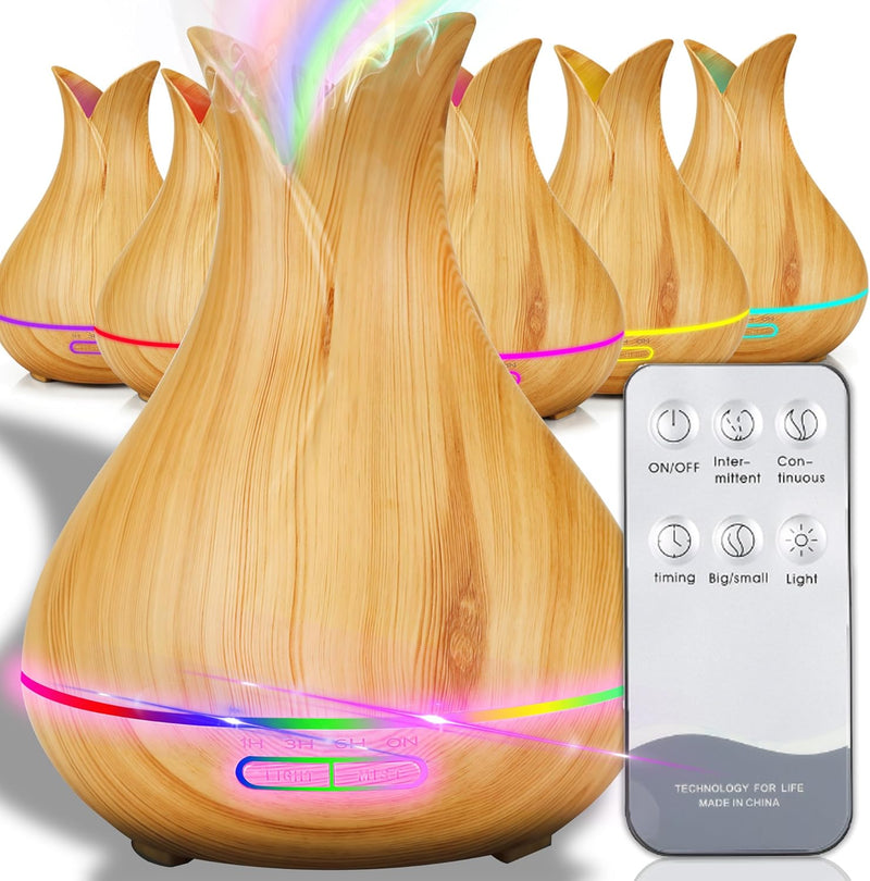 Retoo Aroma Diffuser Luftbefeuchter mit Fernbedienung, Cool Mist Humidifier für Babyzimmer Kinderzim