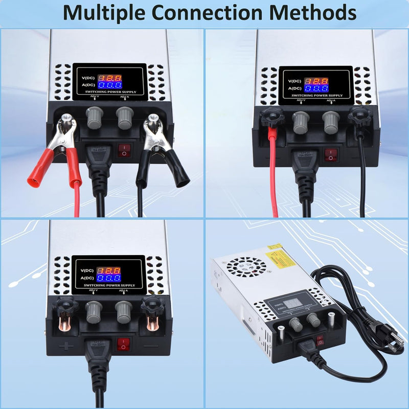 Einstellbare DC 0-12V Netzteil 50A 600W Transformator 230V AC auf DC 0-12Volt 0-50A 600W Netzteil Tr