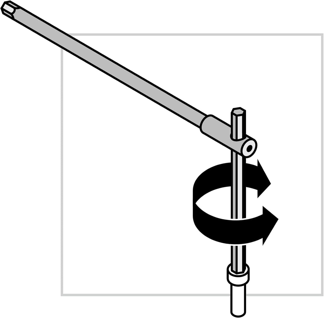 PB Swiss Tools T-Griff Innensechskant mit Gleit-Quergriff PB 1204.2 (2mm) | 100% Swiss Made | Sechsk