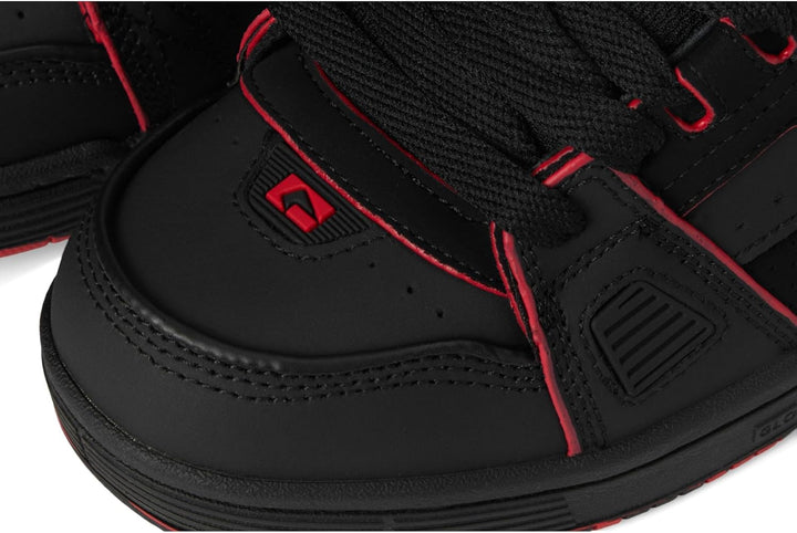 Globe Sabre GBSABR Unisex-Erwachsene Sneaker 39.5 EU Schwarz Rot Mosaik, 39.5 EU Schwarz Rot Mosaik
